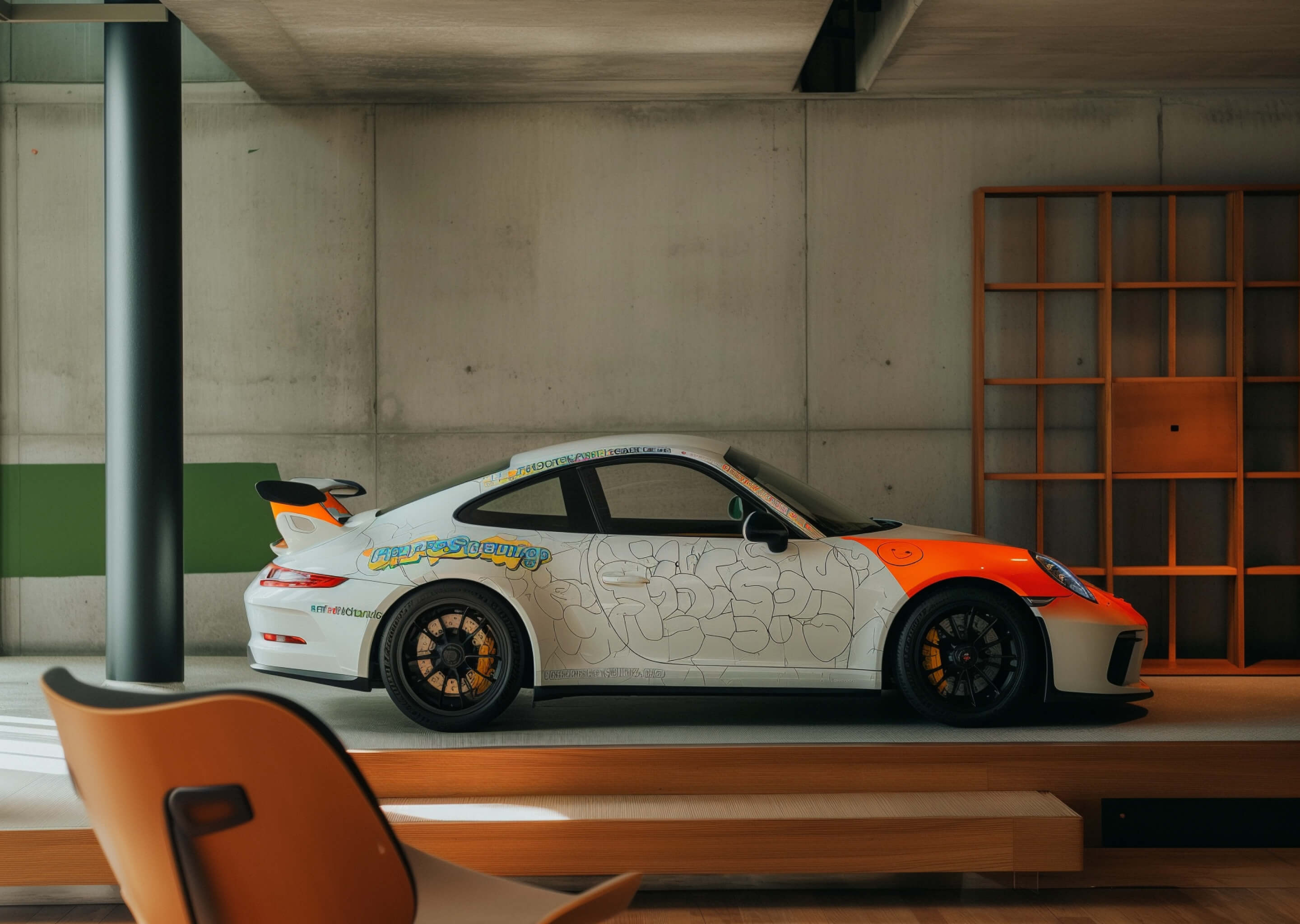 Voice Commands project showcasing creative minimalist interface design